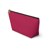 Rose Red Accessory Pouch w T-bottom