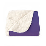 Color Gradient Sherpa Fleece Blanket