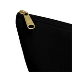 Black Accessory Pouch w T-bottom