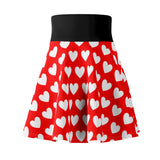 Love Hearts of Women's Skater Skirt