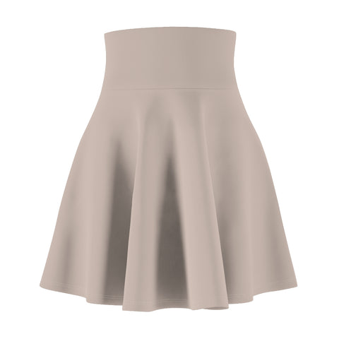 Nude Color Women's Skater Skirt