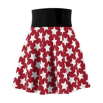 Star Pattern of Women's Skater Skirt