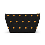 Polka Dots Accessory Pouch w T-bottom