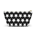 Star Pattern Accessory Pouch w T-bottom