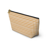 Diamond Pattern Accessory Pouch w T-bottom