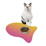 Color Gradient Pet Feeding Mats