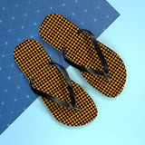 Diamond Pattern Flip Flops