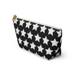 Star Pattern Accessory Pouch w T-bottom