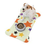 Star Pattern Pet Feeding Mats