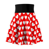 Love Hearts of Women's Skater Skirt