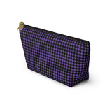 Diamond Pattern Accessory Pouch w T-bottom