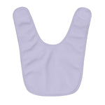 Lavender Fleece Baby Bib