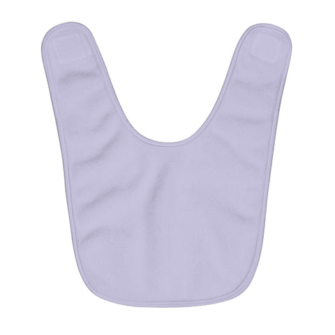 Lavender Fleece Baby Bib