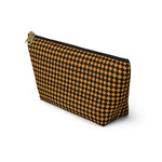 Diamond Pattern Accessory Pouch w T-bottom