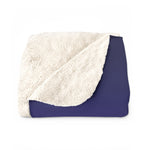 Color Gradient Sherpa Fleece Blanket