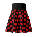 Love Hearts of Women's Skater Skirt