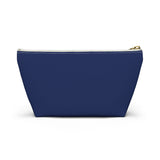 Deep Blue Accessory Pouch w T-bottom