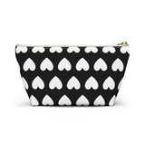 Love Hearts Accessory Pouch w T-bottom