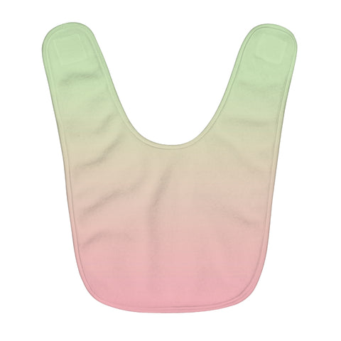 Color Gradient Fleece Baby Bib