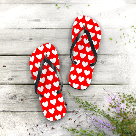 Love Hearts Flip Flops