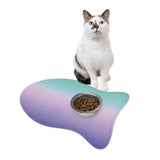 Color Gradient Pet Feeding Mats