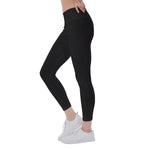 Black All-Over Print Women's Yoga Leggings