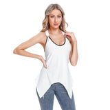 White Women's Skinny Sport Tank Top