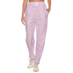 Pink All-Over Print Women's Casual Pants