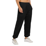 Black All-Over Print Men's Basketball Sweatpants