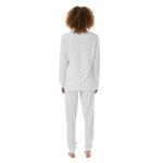 White All-Over Print Women's Pajamas