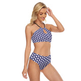 Star Pattern All-Over Print Women's Cami Keyhole One-piece Swimsuit