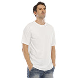 White All-Over Print Men's O-neck Short Sleeve T-shirt