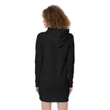 Black All-Over Print Women's Long Hoodie