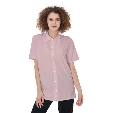 Pink All-over Print Women's Shirt