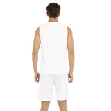 White All-Over Print Men's Basketball Suit