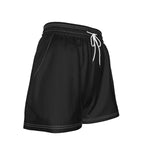 Black All-Over Print Women's Casual Shorts