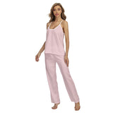 Pink All-Over Print Women's Cami Pajamas Sets