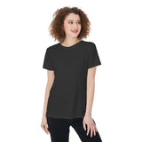 Women Black All-Over Print Round Neck T-Shirt