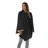 Black  All-Over Print Unisex Cloak