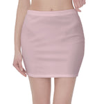 Pink All-Over Print Hip Skirt