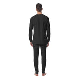 Black All-Over Print Men's Pajamas