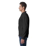 Black All-Over Print Men's Jacket