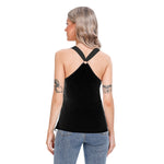 Black Women's Skinny Sport Tank Top