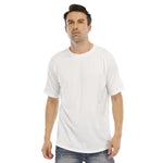 White All-Over Print Men's O-neck Short Sleeve T-shirt