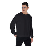 Black All-Over Print Men's Sweater