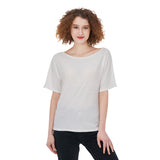 White All-Over Print Women's T-Shirts