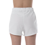 White All-Over Print Women's Short Pants