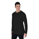 Black All-Over Print Long Sleeve T-Shirt