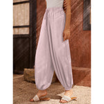 Pink All-Over Print Women's Carrot Pants