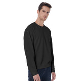 Black All-Over Print Men's Sweatshirt